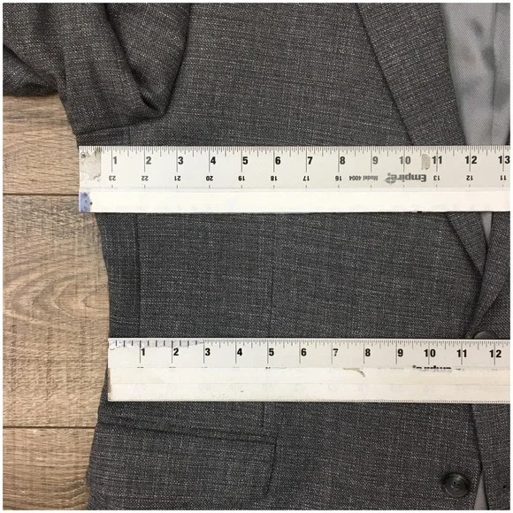 KENNETH COLE Mens Blazer Sport Coat Casual Jacket Size 48R Slim Fit Wool Suit